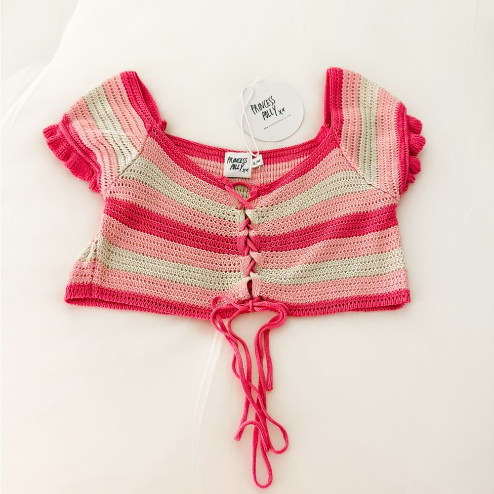 Princess Polly knit crop top